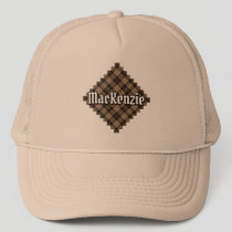Clan MacKenzie Hunting Brown Tartan Trucker Hat