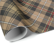 Clan MacKenzie Hunting Brown Tartan Wrapping Paper