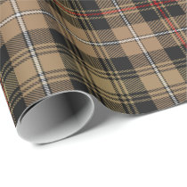 Clan MacKenzie Hunting Brown Tartan Wrapping Paper