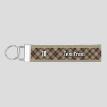 Clan MacKenzie Hunting Brown Tartan Wrist Keychain