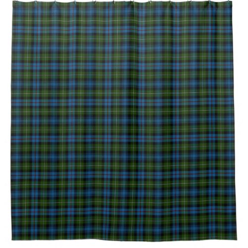 Clan MacKenzie Scottish Heritage Tartan Shower Curtain