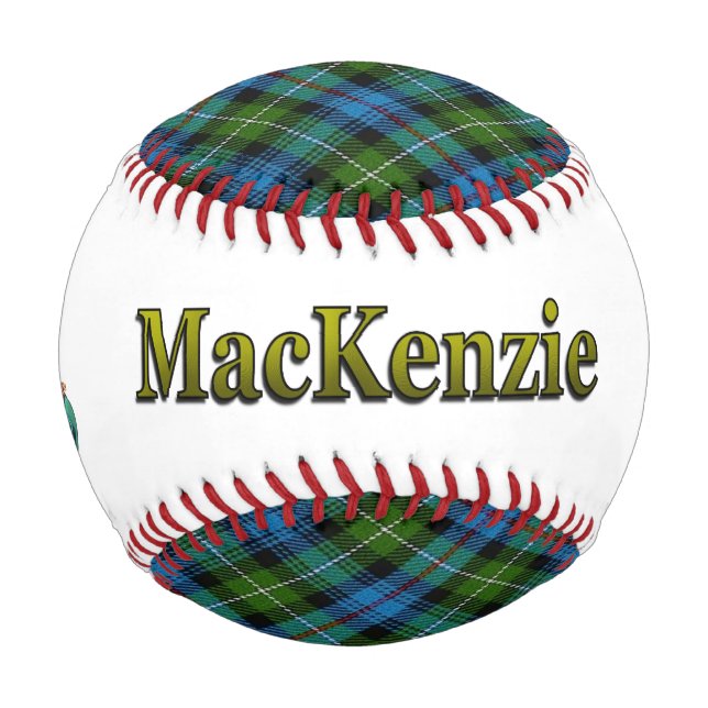 Clan MacKenzie Scottish Tartan Dreams Baseball (Front)