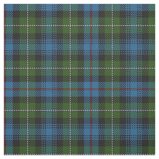 Clan MacKenzie Scottish Tartan Plaid Fabric (Swatch)