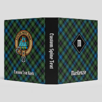 Clan MacKenzie Tartan 3 Ring Binder