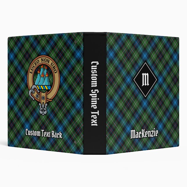 Clan MacKenzie Tartan 3 Ring Binder (Background)
