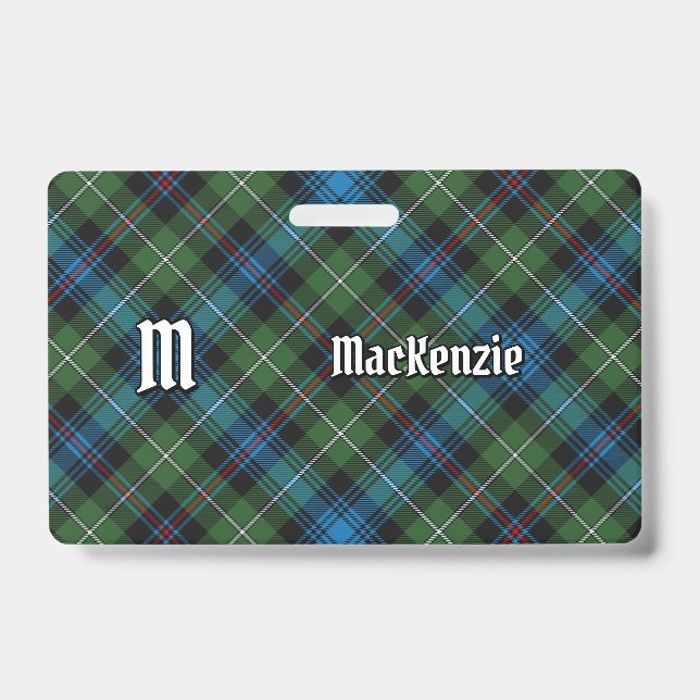 Clan MacKenzie Tartan Badge (Front)