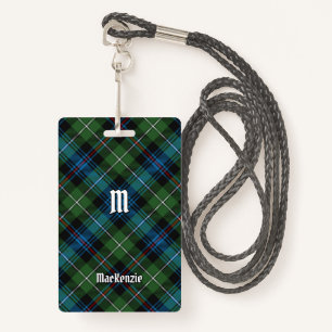 Clan MacKenzie Tartan Badge