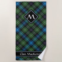 Clan MacKenzie Tartan Beach Towel