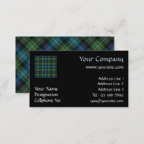 Clan MacKenzie Tartan Business Card