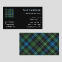 Clan MacKenzie Tartan Business Card
