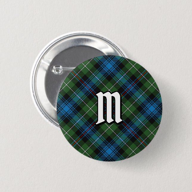 Clan MacKenzie Tartan Button (Front & Back)