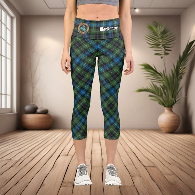 Clan MacKenzie Tartan Capri Leggings (Creator Uploaded)