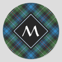 Clan MacKenzie Tartan Classic Round Sticker