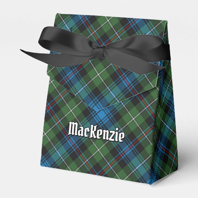 Clan MacKenzie Tartan Favor Box (Front Side)