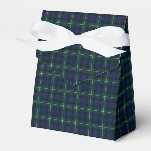 Clan Mackenzie Tartan Favor Boxes (Front Side)