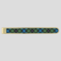 Clan MacKenzie Tartan Gold Finish Tie Bar