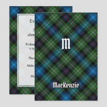 Clan MacKenzie Tartan Invitation