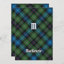 Clan MacKenzie Tartan Invitation