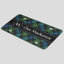 Clan MacKenzie Tartan License Plate