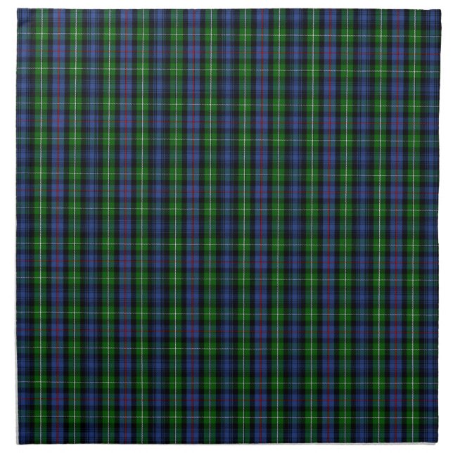 Clan MacKenzie Tartan Napkin (Front)