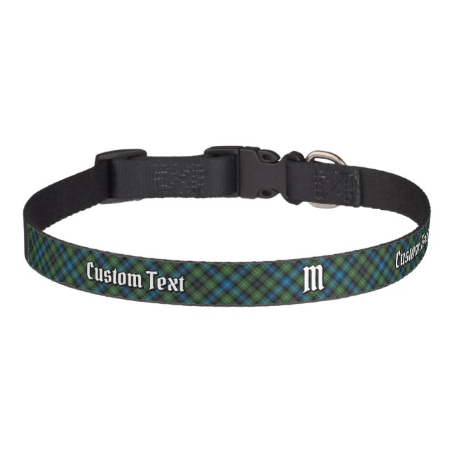 Clan MacKenzie Tartan Pet Collar (Front)