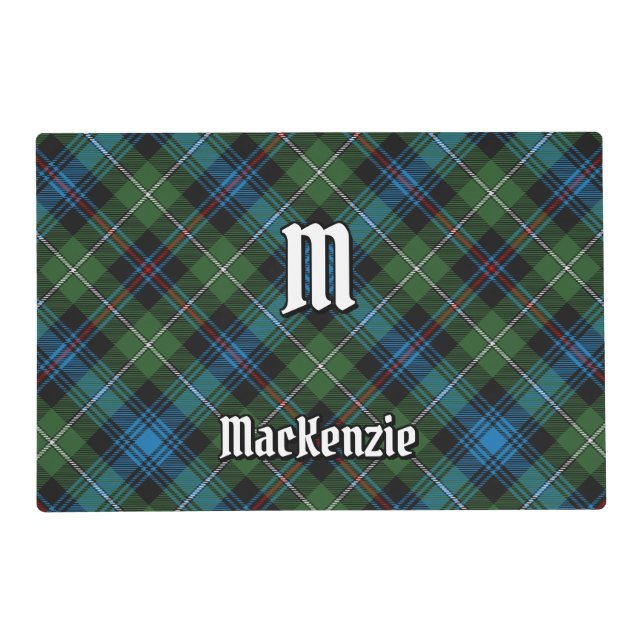 Clan MacKenzie Tartan Placemat (Front)