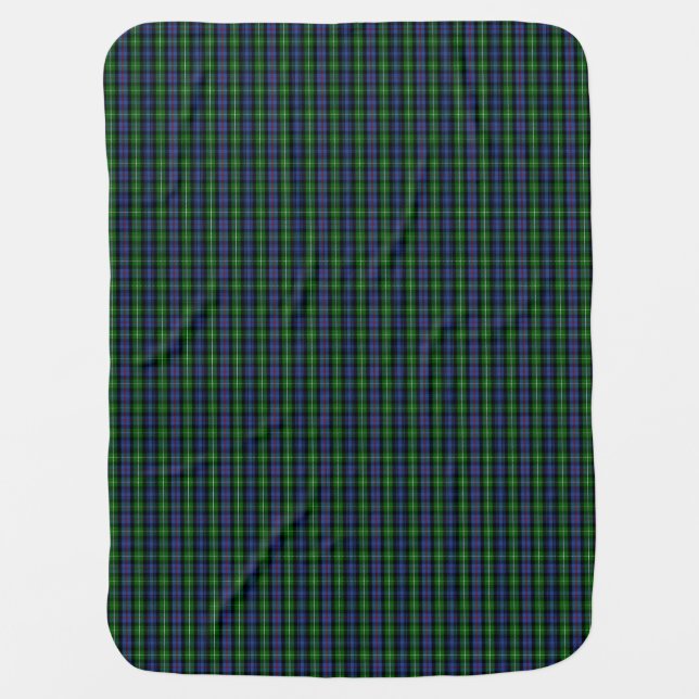 Clan MacKenzie Tartan Receiving Blanket (Front)