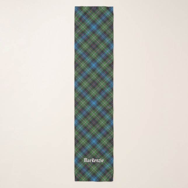 Clan MacKenzie Tartan Scarf (Front)