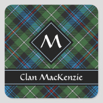 Clan MacKenzie Tartan Square Sticker