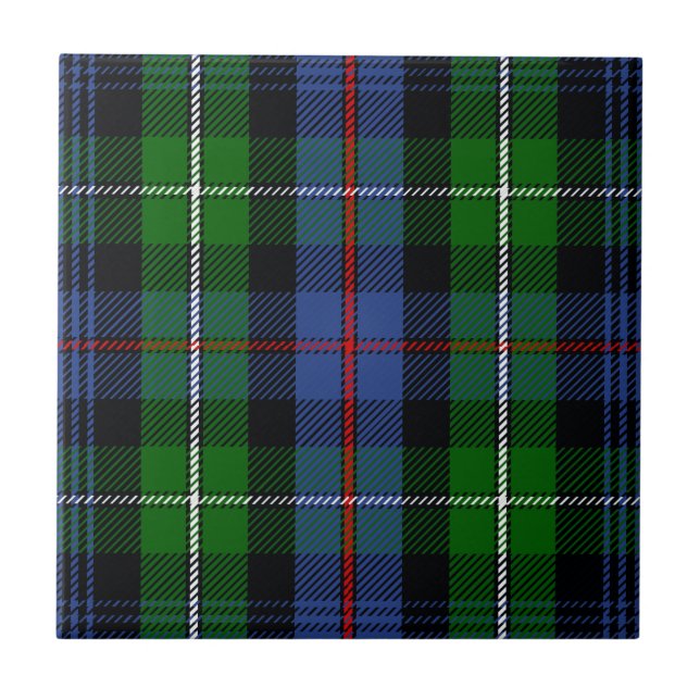Clan MacKenzie Tartan Tile (Front)