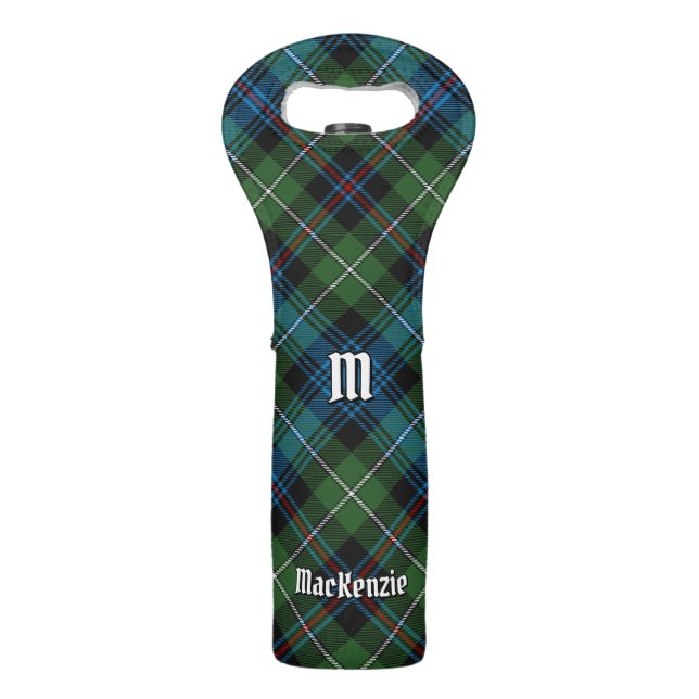 Clan MacKenzie Tartan Wine Bag (Front)