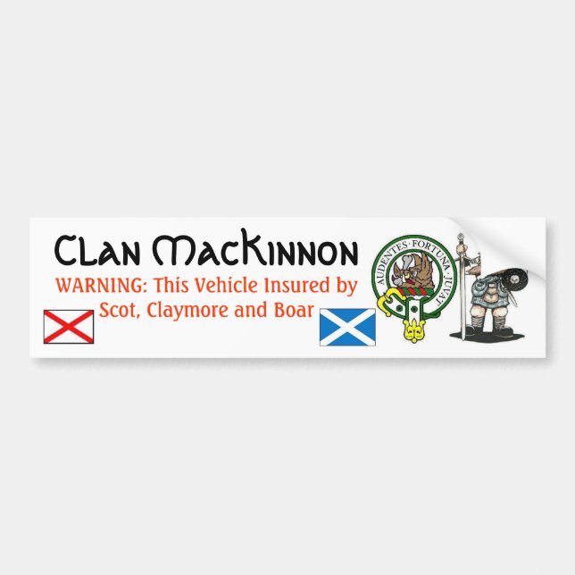 Clan MacKinnon Bumper Sticker-1 Sticker (Front)