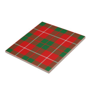 Clan MacKinnon Tartan Ceramic Tile