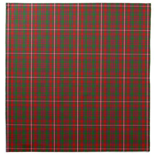 Clan MacKinnon Tartan Cloth Napkin (Front)