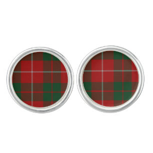 Clan MacKinnon Tartan Cufflinks