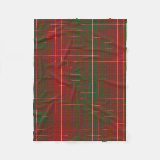 Clan MacKinnon Tartan Fleece Blanket (Front)