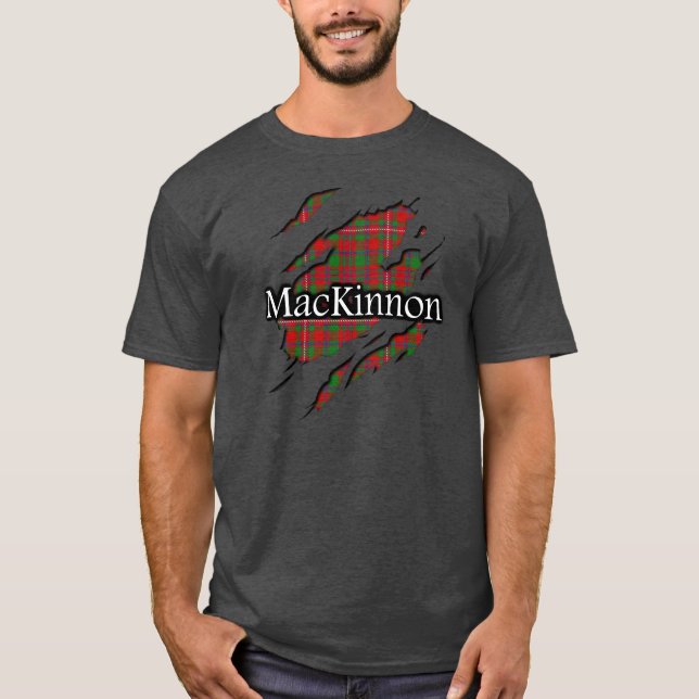 Clan MacKinnon Tartan Spirit Shirt (Front)