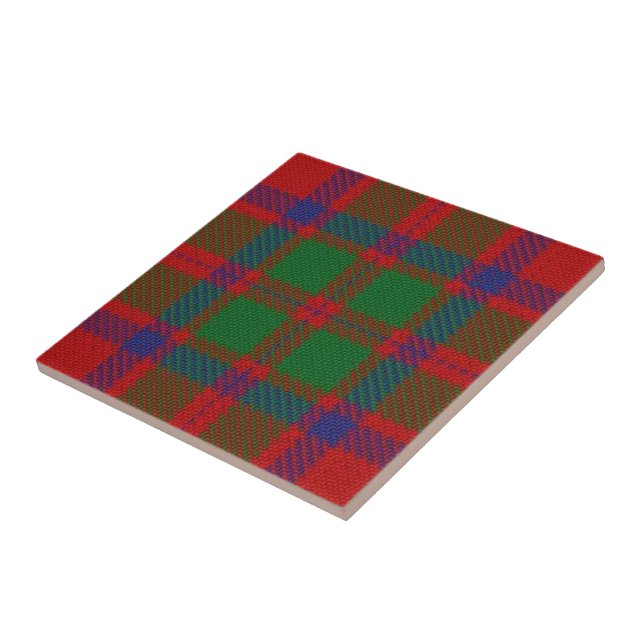 Clan MacKintosh Scottish Expressions Tartan Tile (Side)