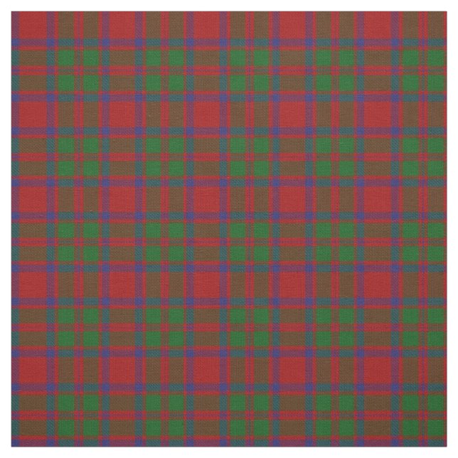 Clan MacKintosh Scottish Tartan Plaid Fabric (Swatch)