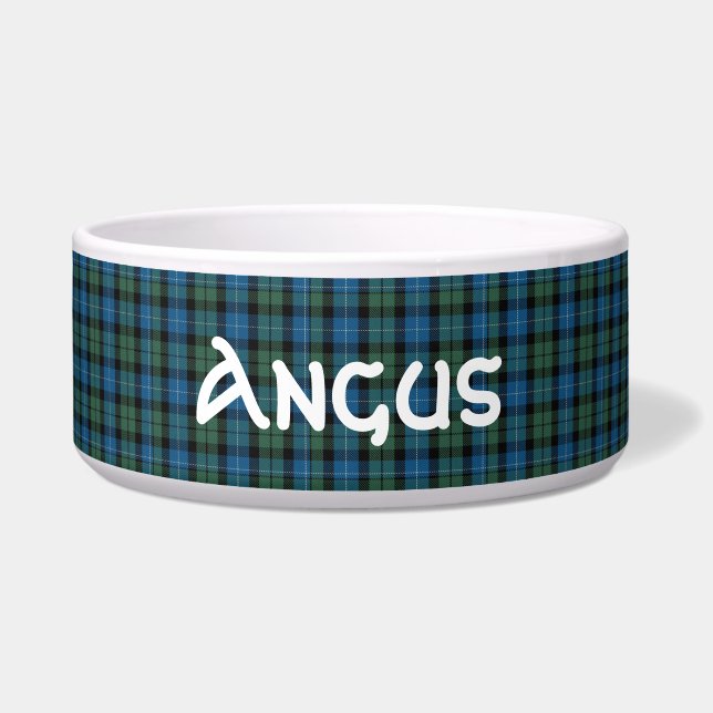 Clan MacKirdy Custom Tartan Plaid Pet Bowl (Front)
