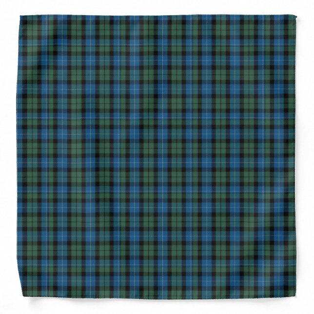 Clan MacKirdy Plaid Bandana (Front)