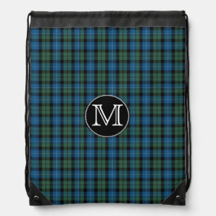 Clan MacKirdy Tartan Plaid Monogram Backpack