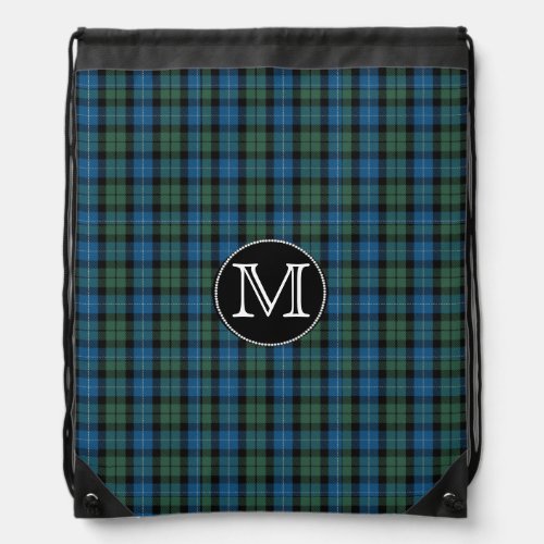 Clan MacKirdy Tartan Plaid Monogram Backpack