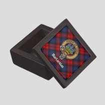 Clan MacLachlan Crest over Tartan Gift Box