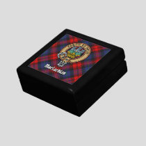 Clan MacLachlan Crest over Tartan Gift Box