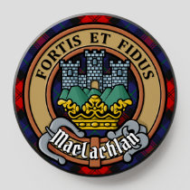 Clan MacLachlan Crest over Tartan PopSocket