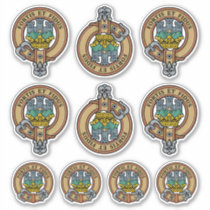 Clan MacLachlan Crest Sticker Set