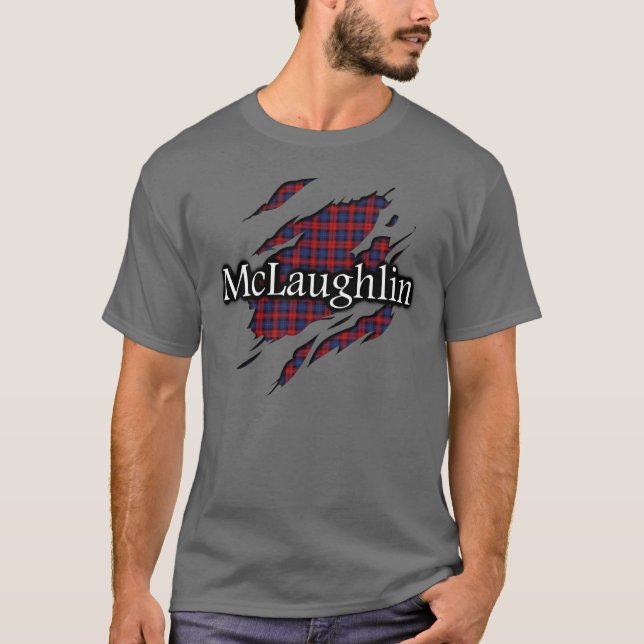 Clan MacLachlan McLaughlin Tartan Spirit Shirt (Front)