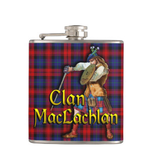 Clan MacLachlan Old Scotland Hip Flask