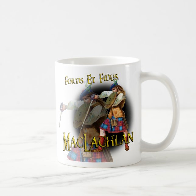 Clan MacLachlan Old Scottish Mug (Right)